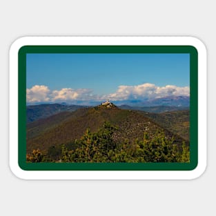 Sveta Gora Viewed From Mount Skabrije Sticker